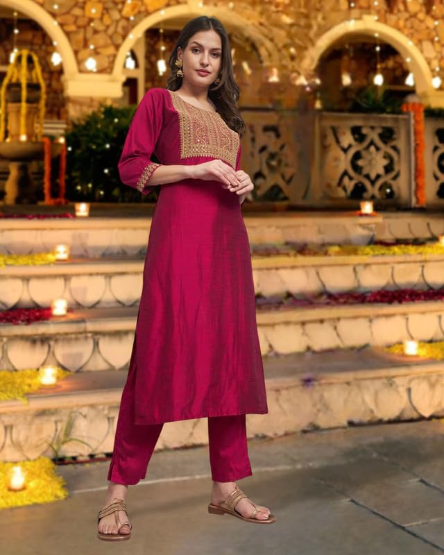 I ENTERPRISE Kurta Set for Women | Women Kurta Set with Dupatta | Women Kurta Sets Kurtis | Women Kurta Pant Set |Anarkali Kurta and Pant Set