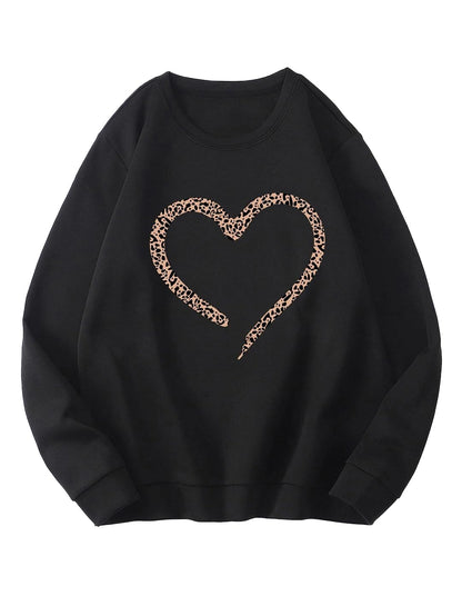 Kotty Women Full Sleeve Round Neck Pinted Sweatshirt