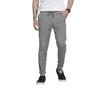 The Indian Garage Co Men Slim Fit Solid Mid-Rise Jogger Trousers Charcoal