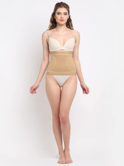 Shasmi Womens High Waist Shapewear with Anti Rolling Strip Tummy Control Tucker Waist Slimming Panties Women Shapewear Underwea