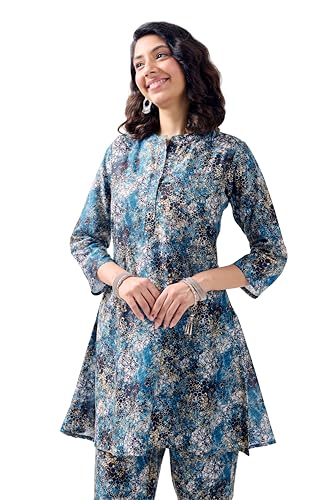 Toochki Kurti Set for Women | Cotton Ethnic Kurti Set for Women | Two Piece Ethnic Kurti Set | Kurti Set | Kurti Set Without Dupatta for Women | Kurti Set for Women Latest | Printed Kurti Set