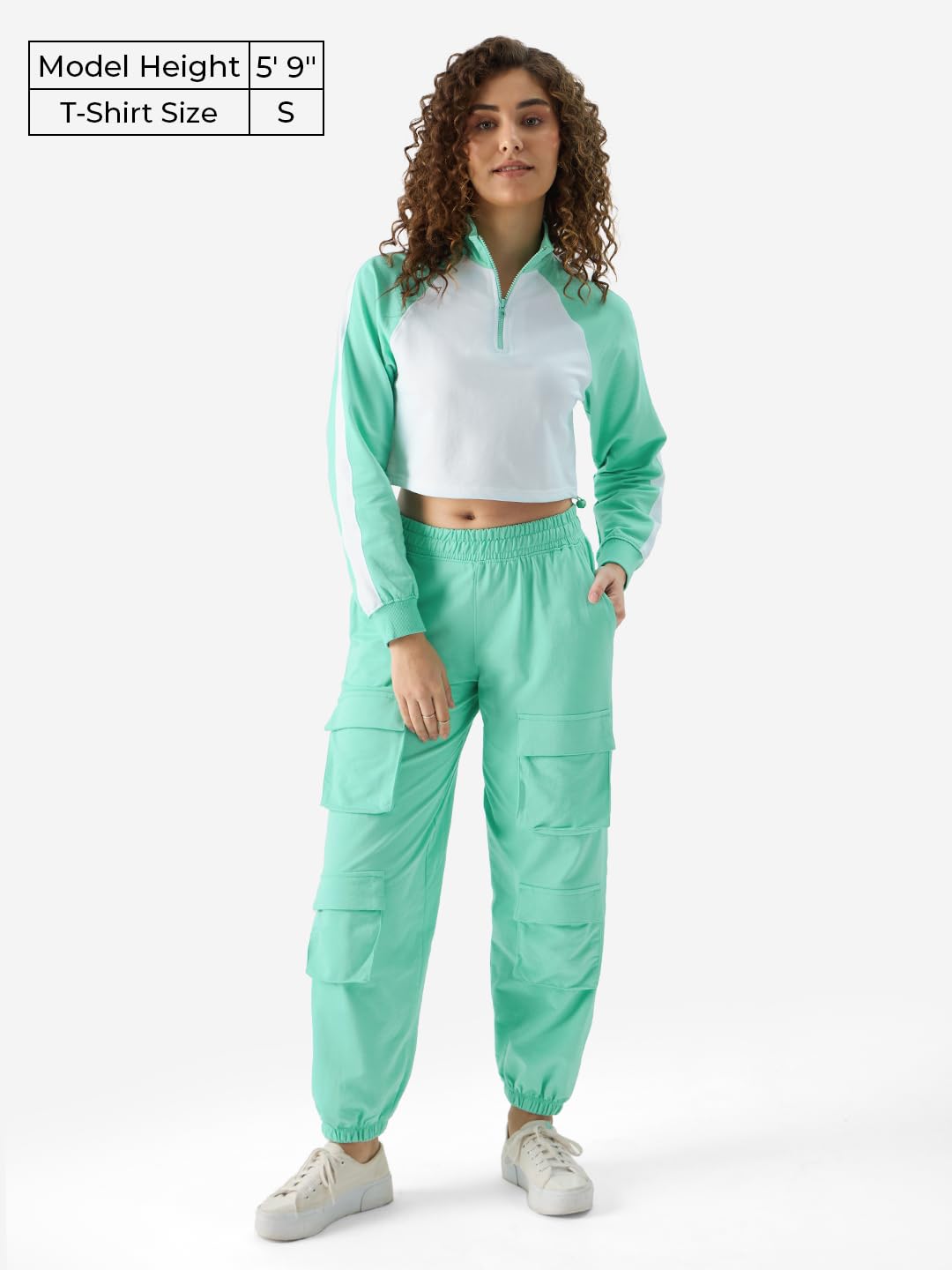 The Souled Store Applemint High Neck Top Women Pre-Winter Tops
