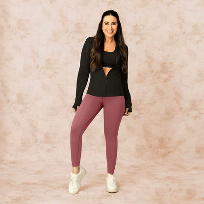 BlissClub The Ultimate Leggings Lite, Ankle Length Tights for Women for Gym, Yoga and Workout with High Waist,Tall Variant