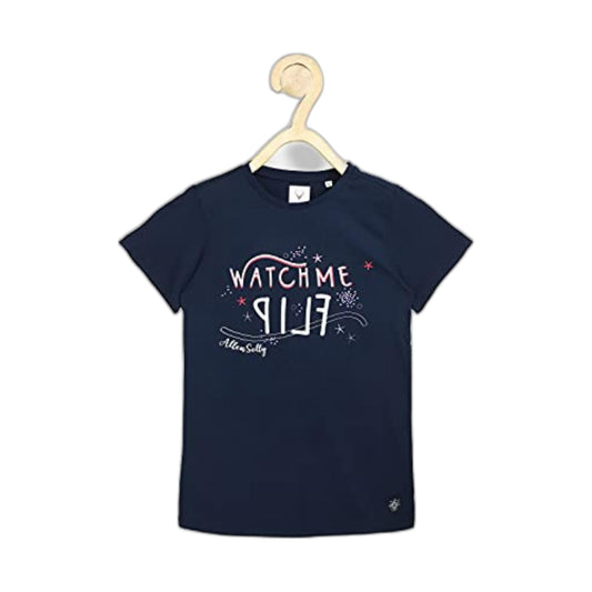 Allen Solly Girls Regular Fit Cotton T-Shirt