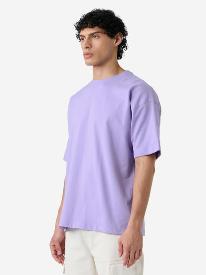 The Souled StoreSolids: Deep LavenderOversized T-Shirts