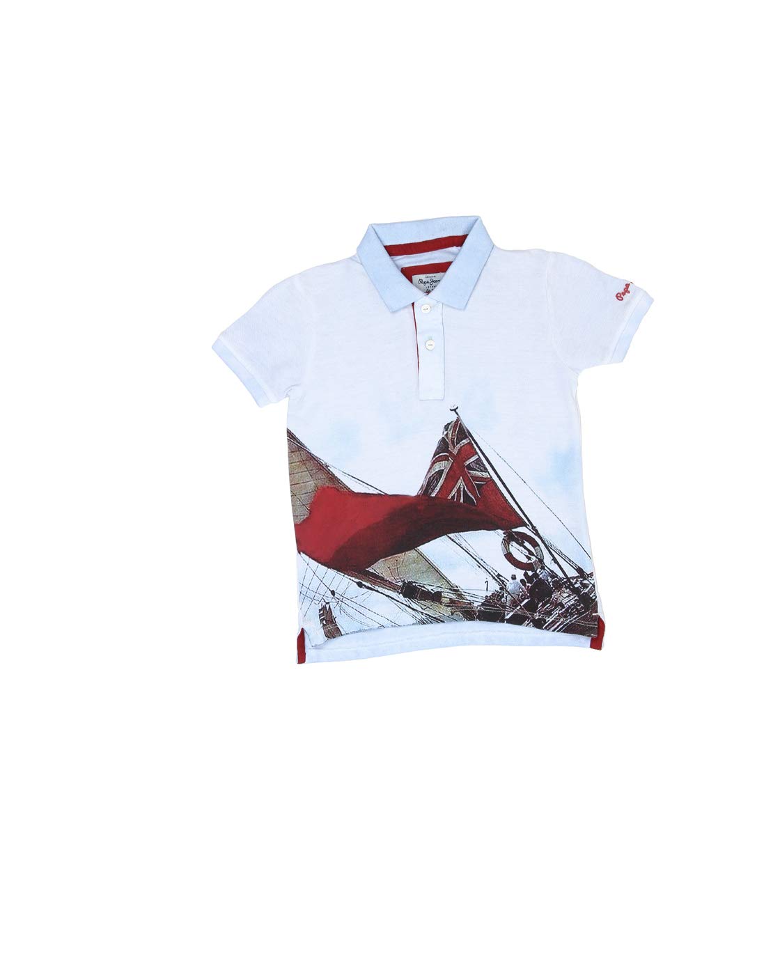 Pepe Jeans BoyS Plain Regular Fit T-Shirt (Pb540641_Blue 16)