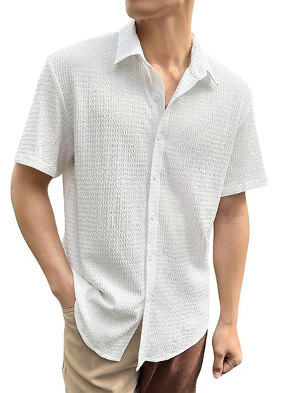 Greciilooks For Casual Stylish Polycotton Regular Formal Shirt