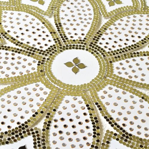 One Minute Rangoli - White 12
