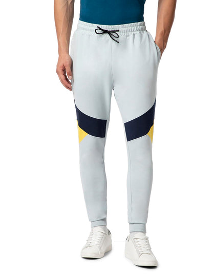 FYLTR Mens Colourblock Joggers with Elasticated Waist and Contrast Drawstrings