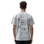 Nobero MenS Graphic Print Oversized Fit T-Shirt (1M-Twrt-C0853_Grey Melange