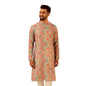 Kisah Mens Printed Cotton Blend Kurta  Traditional Ethnic Wear Kurta For Men For Weddings & Festivals Multicolour