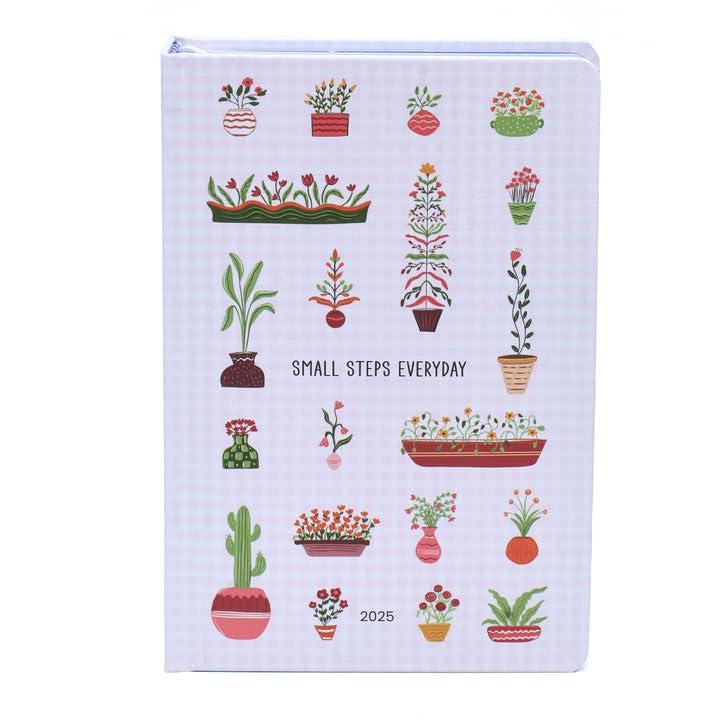 Factor Notes 2025 Classic 12-Month Dated Planner: 100+ Stickers | Habit Tracker | Inspirational Quotes | Sleep & Mood Trackers |