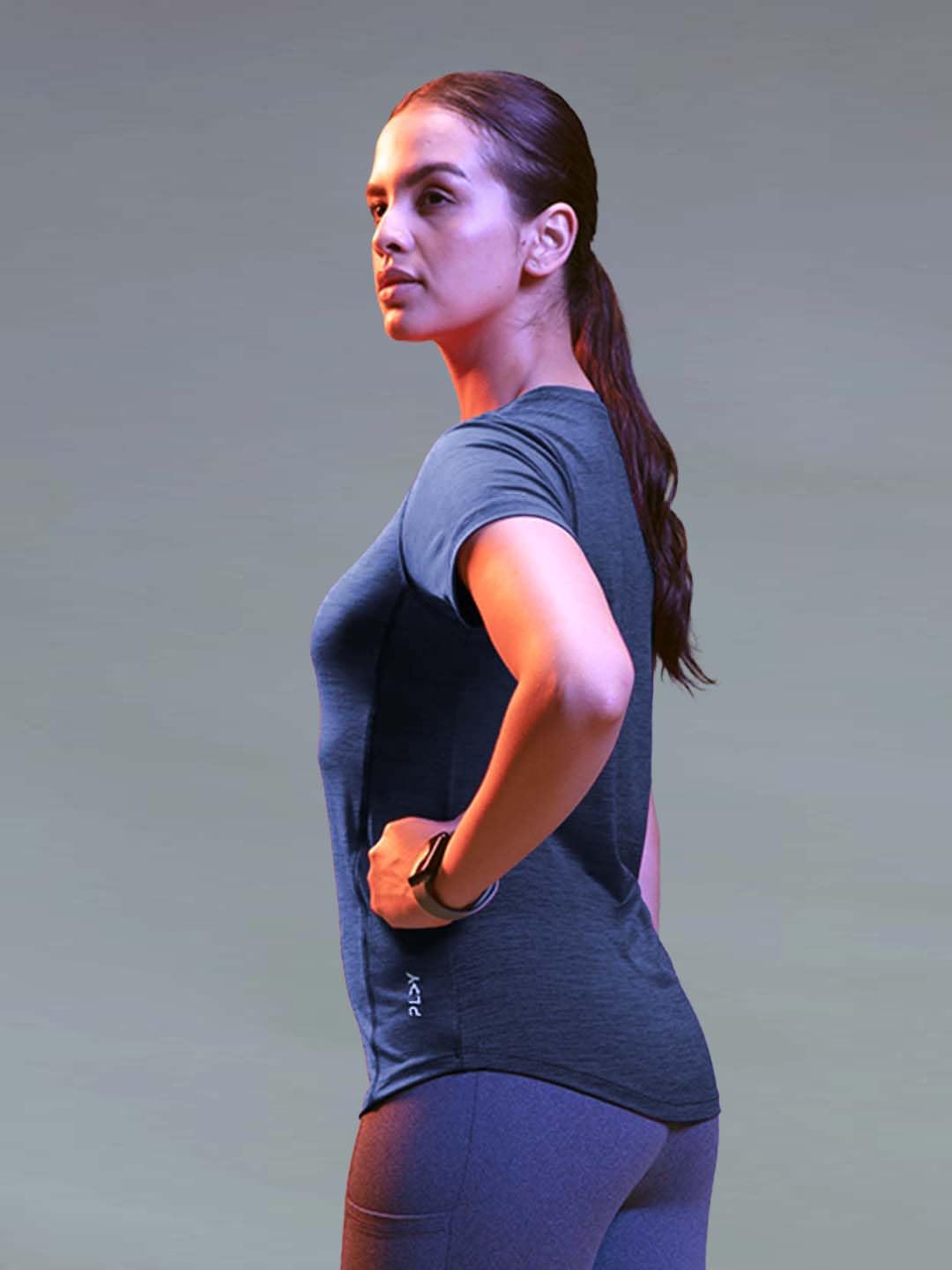 Lyra WomenS Rapid Dry Short Sleeve Breathable And Flexible Fit Active Top