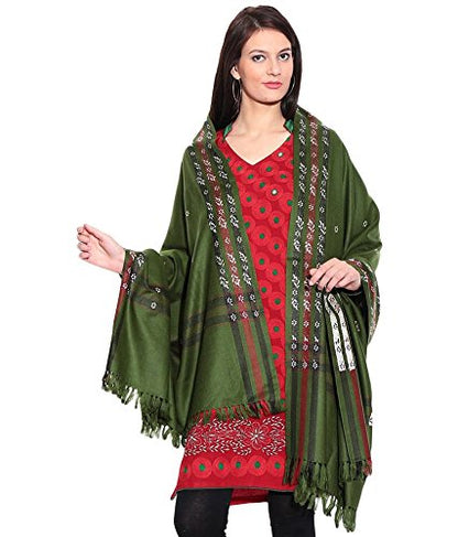 Weavers Villa Womens Kashmiri Shawl, 100cm x 200cm