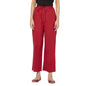 Fabindia Women Cambric Elasticated Casual Pants Cotton_M Vermillion