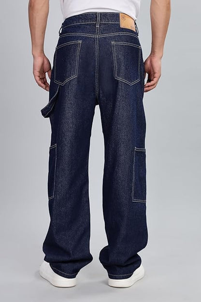 Inkd MenS Relaxed Jeans (Inkss25Mjn-602_Dark Knight