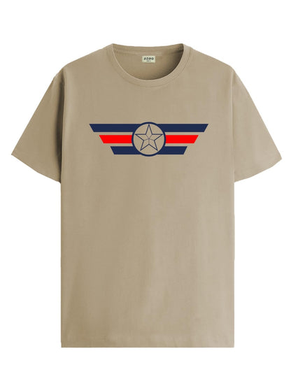 ADRO Tshirt for Men | Printed T Shirt for Men | 100% Cotton T-Shirt |Printed T Shirt | T-Shirts | RN24-CAP-BE