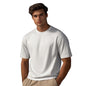 Nobero MenS Crew Neck White Regular Fit T-Shirt | 100% Cotton