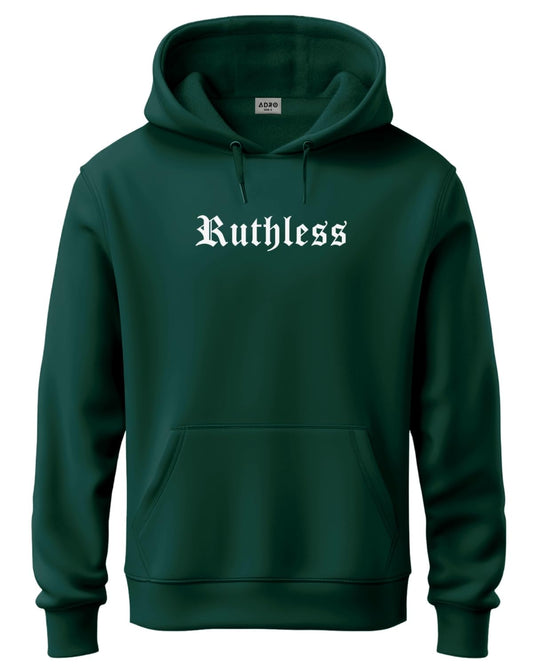 ADRO Mens Cotton Neck Hooded Sweatshirt (H24-RUTH-GRN_Green