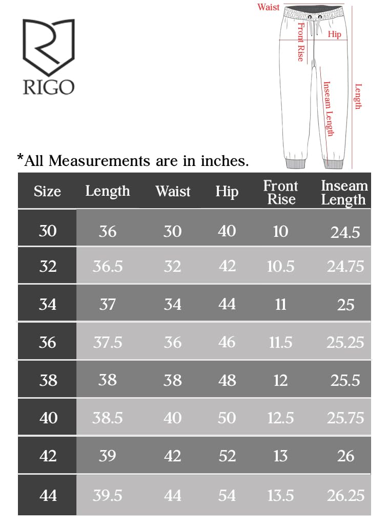 Rigo Relaxed and Regular Fit Printed Cotton Jogger Pants for Men | Track Pant for Men | Lower for Men Black