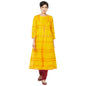 Fabindia Women's Cotton Silk Solid Regular Kurta