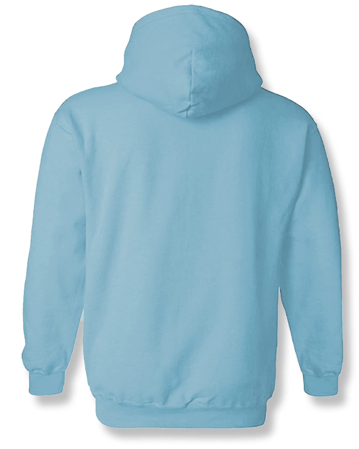 ADRO Men's Cotton Neck Hooded Sweatshirt (H22-M-LNN-SK_SkyBlue)