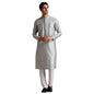 Manyavar Kurta Set For Men, Full Sleeves Mandarin Collar Ethnic MenS Kurta Set For Engagement, Wedding, Party Blended Viscose P