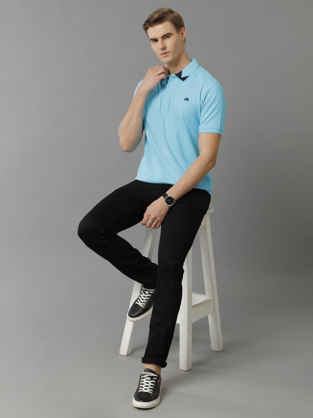 ADRO Premium Cotton Polo for Men (PN23-H-PLN-MI_Mint)