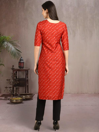 Pinkmint Elegant Printed Crepe KurtiS For WomenS (Pack Of 5)