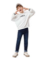 Kotty Boys Regular Fit Cotton Lycra Blend Solid Jeans Denim Blue