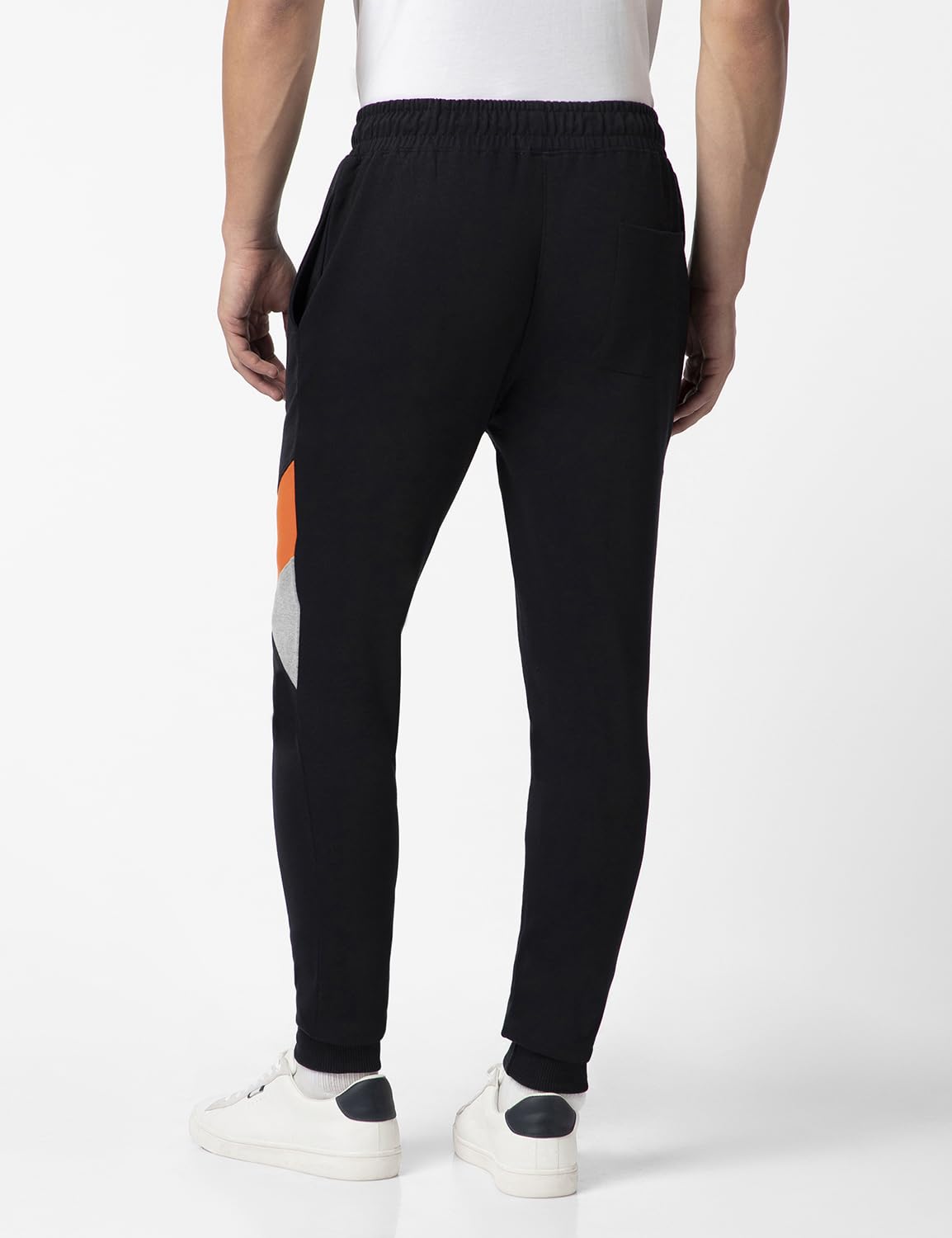 FYLTR Mens Colourblock Joggers with Elasticated Waist and Contrast Drawstrings