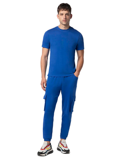 FYLTR Mens Crewneck T-shirt & Cargo Jogger Co-ord Set - 100% Cotton | Half Sleeve T-shirt| Jogger with Side & Cargo Pockets
