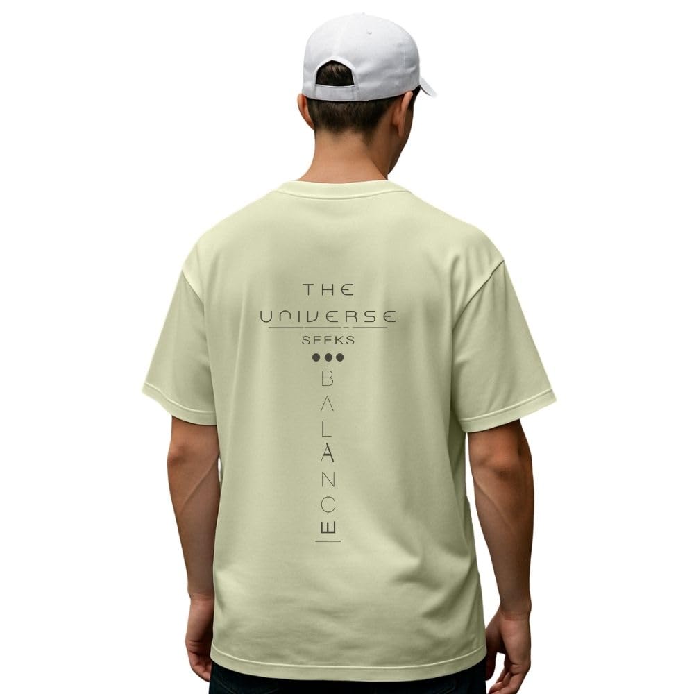 Nobero MenS Solid Oversized Fit T-Shirt (1M-Twrt-C0657_Aloe Green