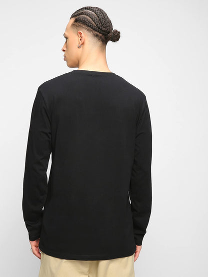 Bewakoof Mens Game Over Minimal Printed 100% Cotton T-Shirt - Regular Fit, Round Neck, Full Sleeves