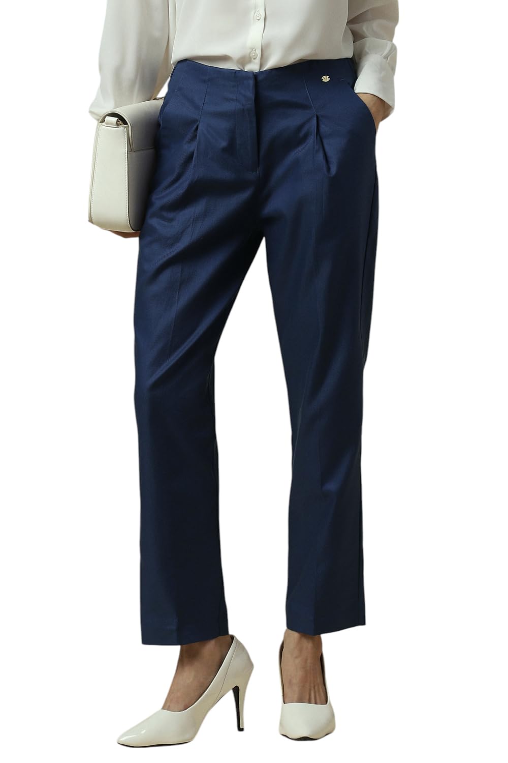 Allen Solly Women Regular Fit Formal Trousers
