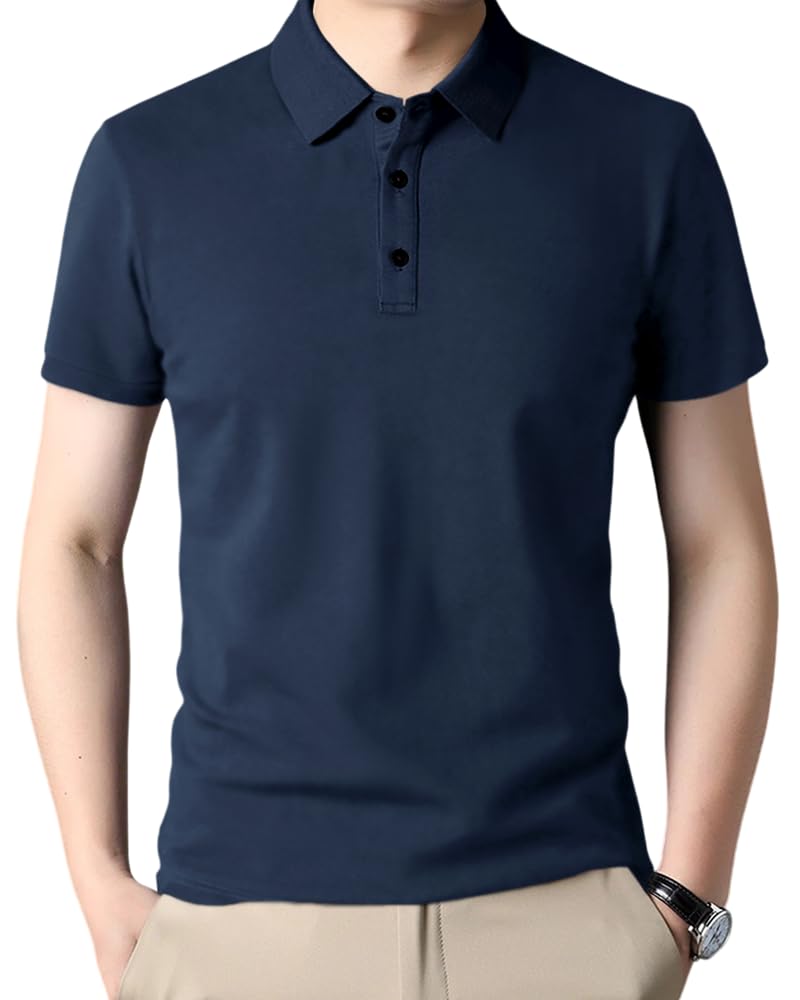 Noble Monk MenS Regular Fit Polo T Shirt |Half Sleeves |Collar Tshirts | T-Shirt For Men