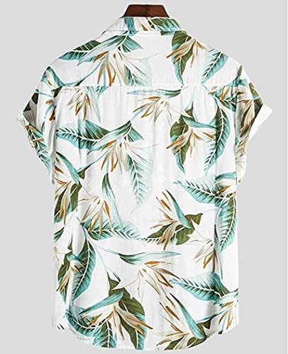 Leriya Fashion MenS Casual Cotton Shirt  Button Down Summer ShirtS For Men | Lightweight Textured Fabric | Perfect For Daily &