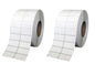 True-Ally 50X25 Direct Thermal Barcode Label Sticker - 2 X 1 Inch - 50Mm X 25Mm - 2 Ups - 2000 Labels Per Roll - White Self Adhe