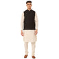 Jompers Mens Solid Kurta Pyjama Set With Nehru Jacket