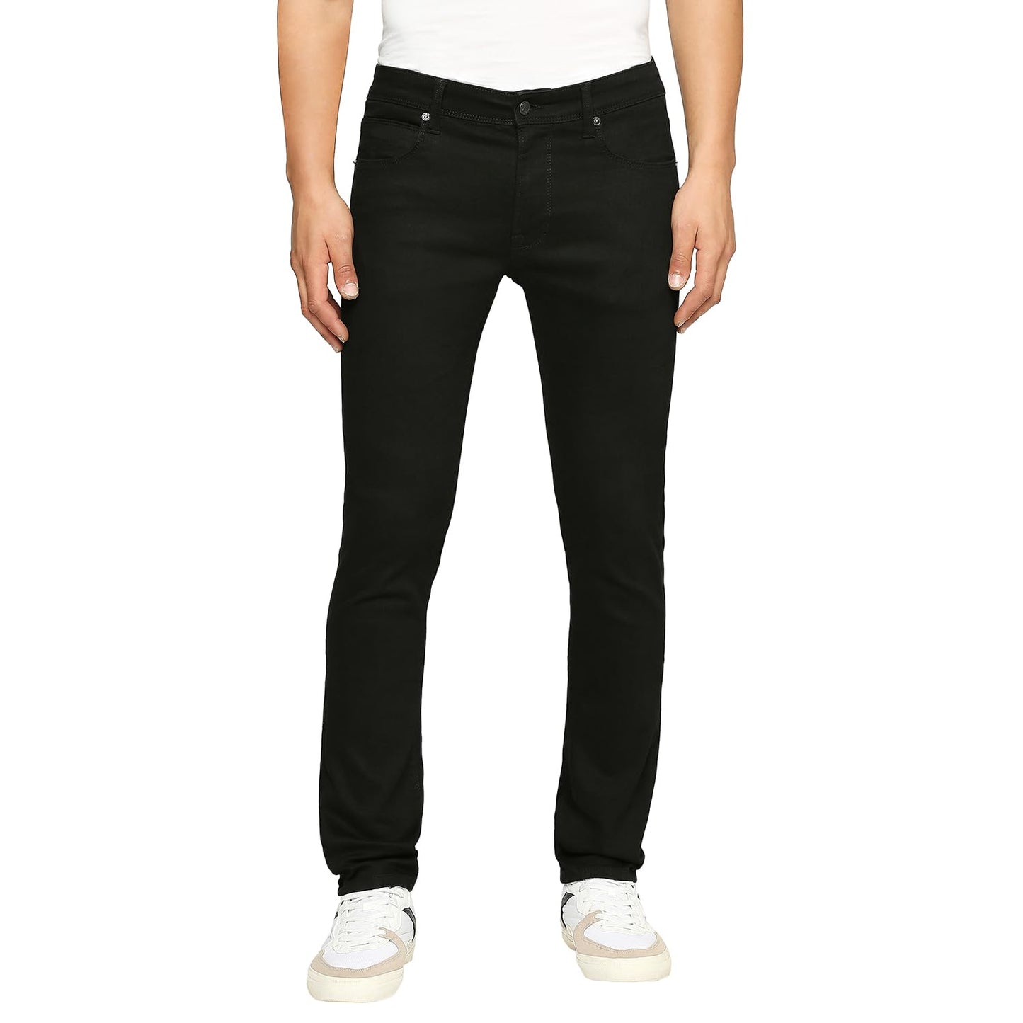 Tapered Vapour Black Low Waist Slim Fit Jeans