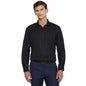 Turtle Men 100% Cotton Black Printed Regular Fit Full Sleeve Formal Shirt