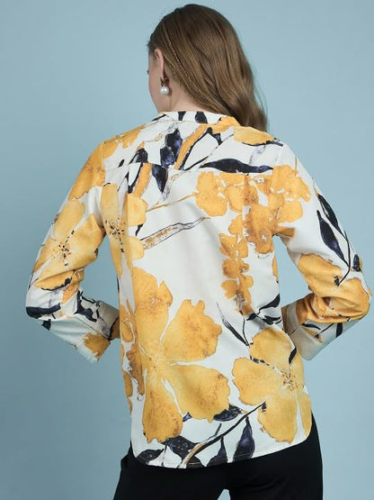 PATLANI Womens Digital Letest Floral Print Rayon Full Stitched Top/SIRT.