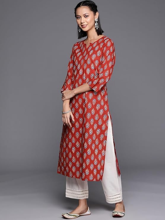 Varanga WomenS Cotton Printed Regular Kurta  Comfortable, Stylish, And Perfect For Every Occasion With Beautiful Prints And Tim