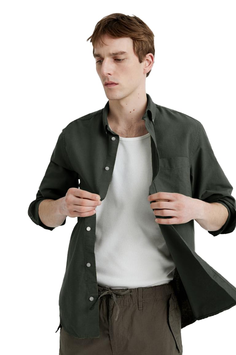 BE ACTIVE Mens Casual Pure Cotton Regular Fit Solid Shirt || Casual Shirts for Men || Mens Casual Shirt || Casual Wear Shirts