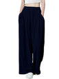 Greciilooks Regular Women Trouser (Gl-W.Trouser-Tr1178_Navy Blue