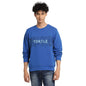 Turtle Men Blue Printed Round Neck Sweatshirt