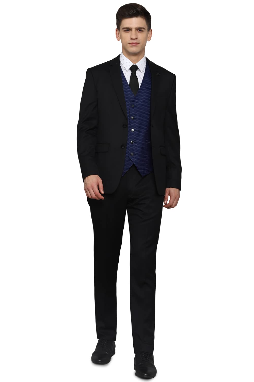 Allen Solly Boys Slim Fit Solid Formal Suit