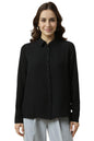 Allen Solly Women Regular Fit Solid Formal Full Sleeve Shirt