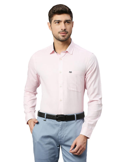 Thomas Scott 100% Cotton Slim Fit Solid Formal Shirts for Mens