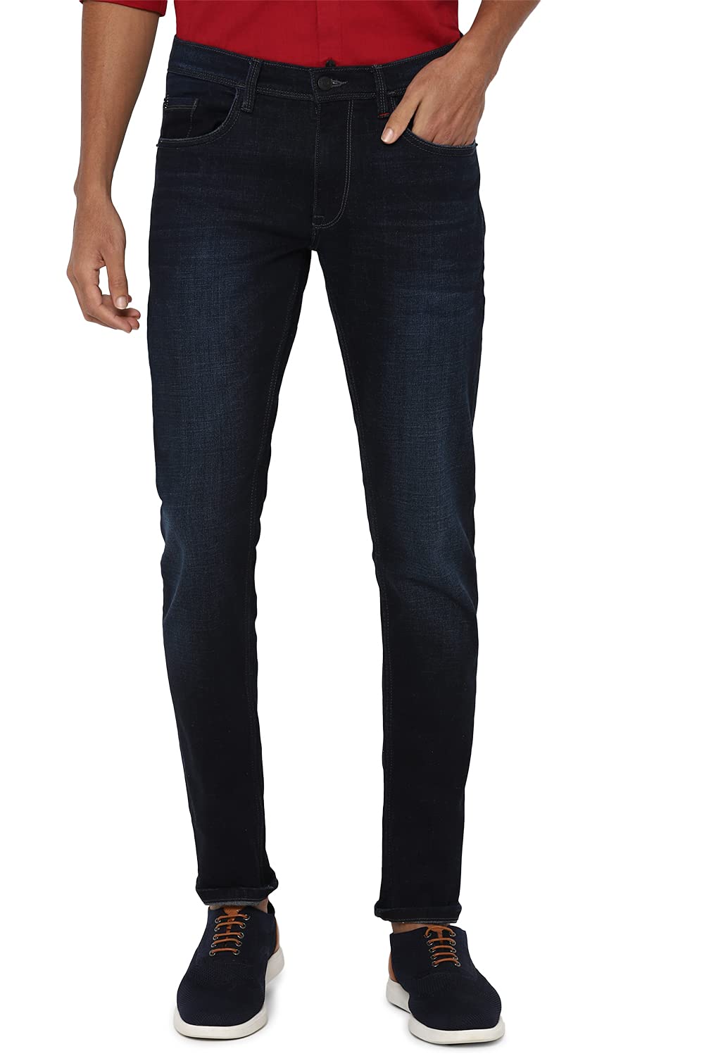 Allen Solly Men Solid Casual Denim Jeans